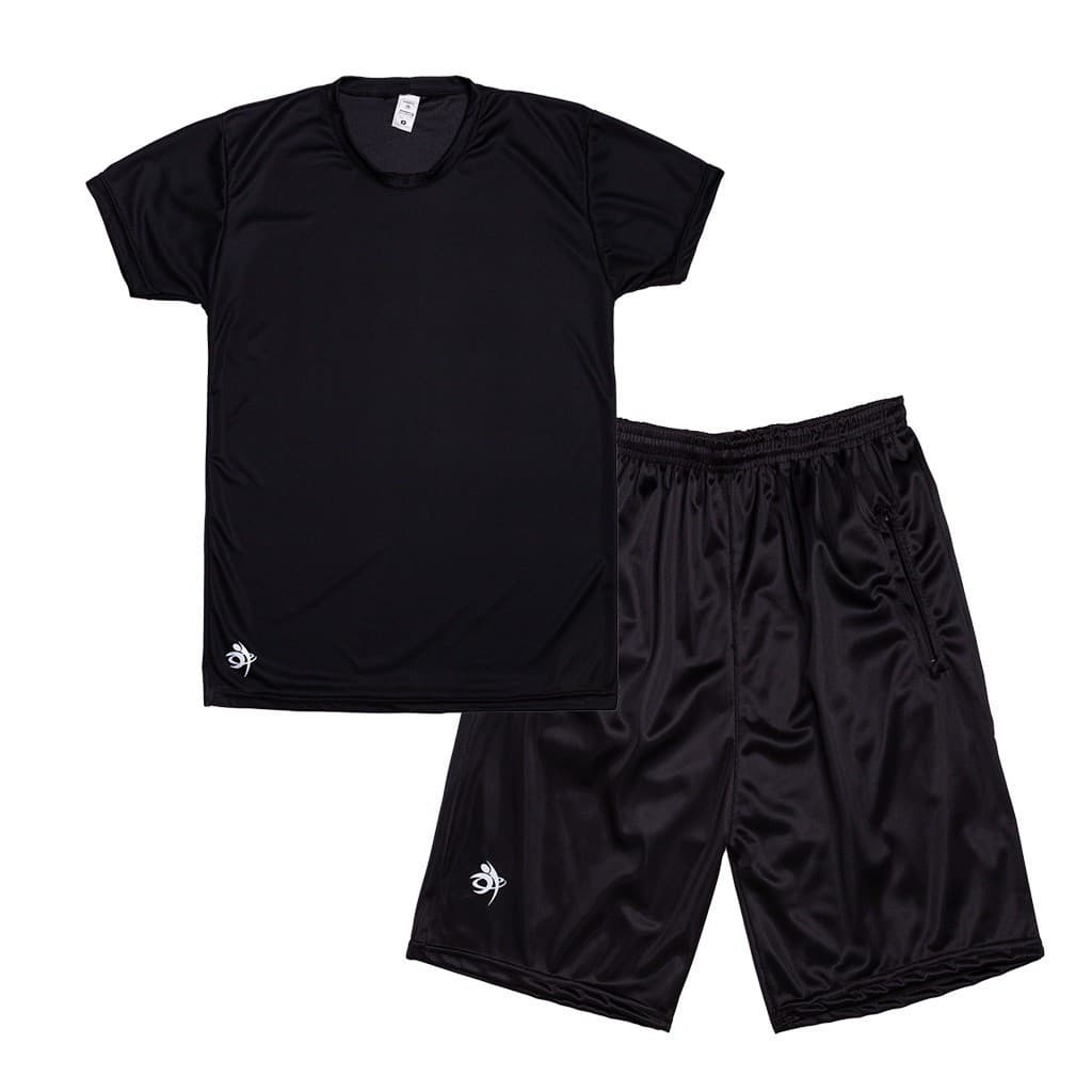 Kit / Conjunto Bermuda + Camiseta Dry Fit Masculina Casual - Treino - Academia - Esportes - Corrida Oferta Inverno