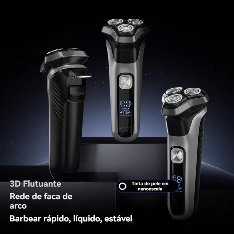 Barbeador Elétrico Profissional 8W – Potente e Eficiente
