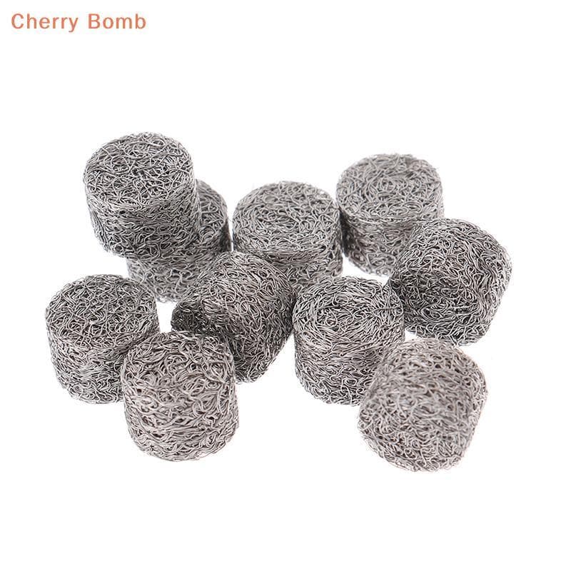 (Bomba De Cereja) 1/5 * Bico De Pote De Espuma De Aço Inoxidável er Lança De Sabão De Neve Filtros De Malha Prática Novo