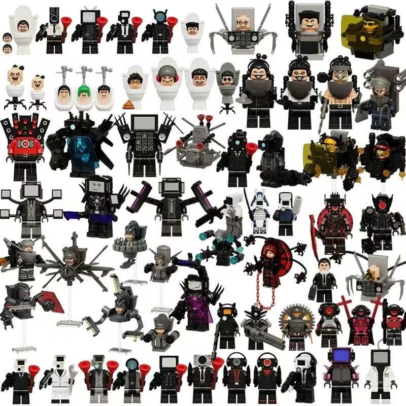 KDL846 K2298-K2301 Anime Action Figure Bloco De Construção Coleço Brinquedos
