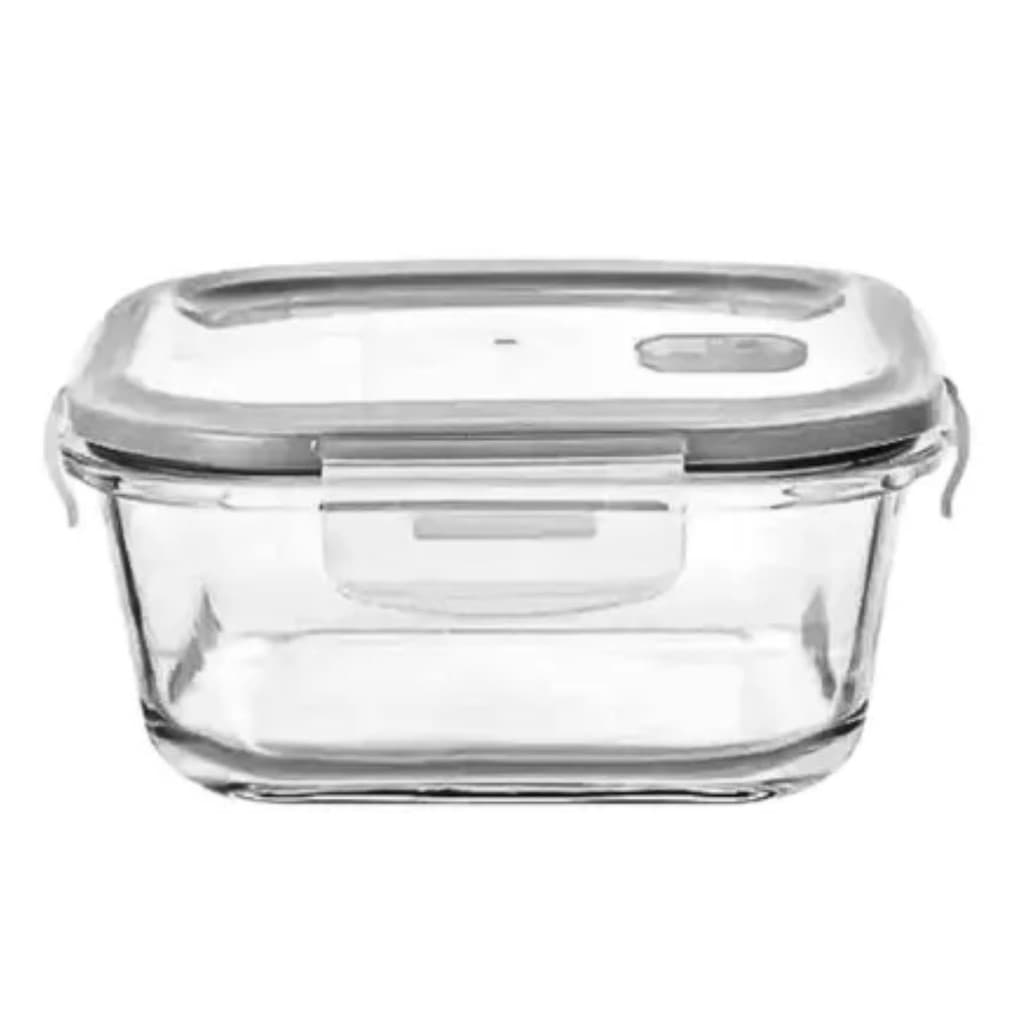 Pote de Vidro Hermético 700ml Marmita Fitness Com Tampa