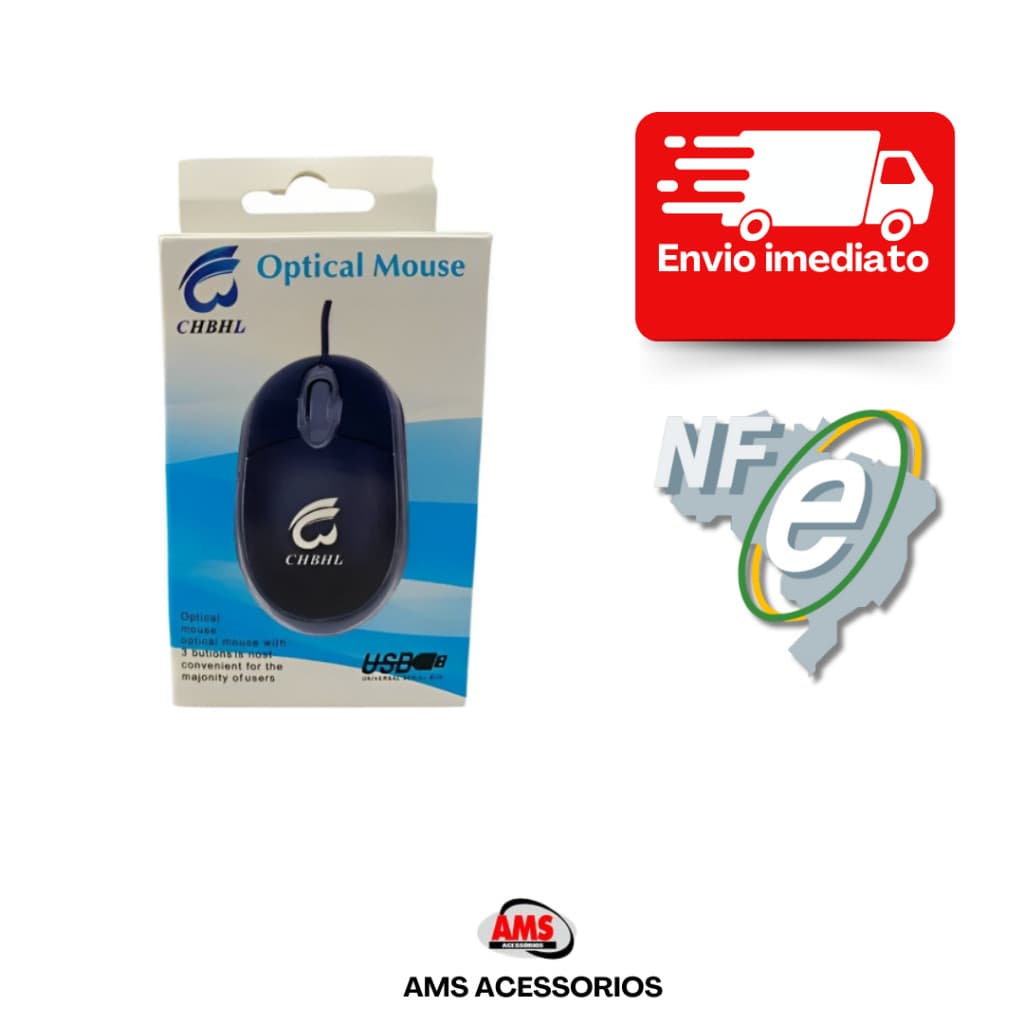 Mouse optico usb CHBHL 1200dpi