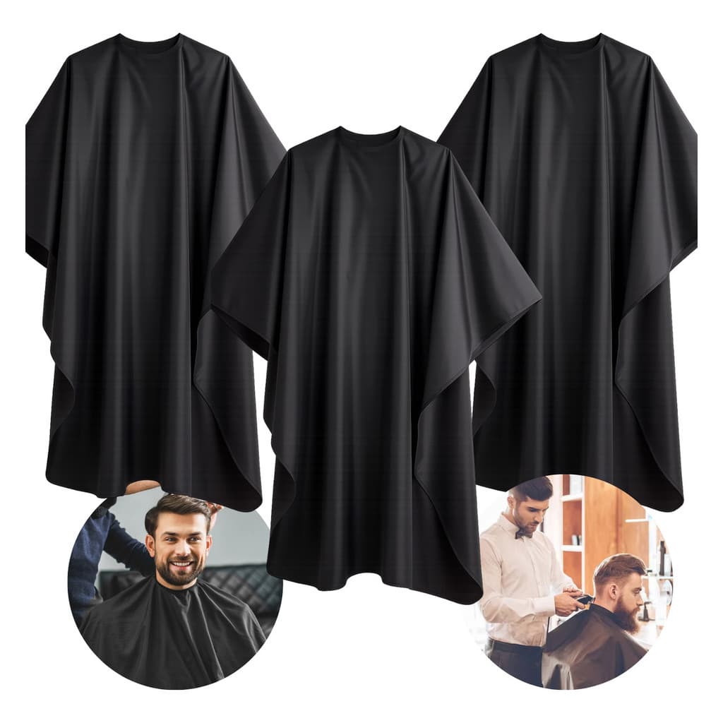 Kit 3 Capa De Corte Barbeiro Cabeleireiro Barbearia Premium