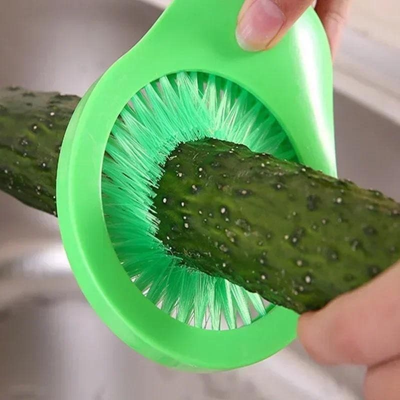 Ferramentas Portáteis De Cozinha , Limpador De Frutas E Vegetais , Escova Colorida De Casca De Milho , De Lavagem De Plá