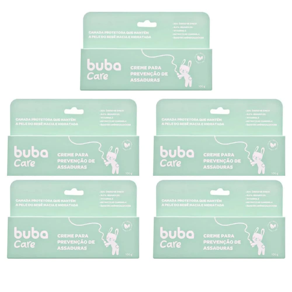 KIT 5UN POMADA 100G - BUBA