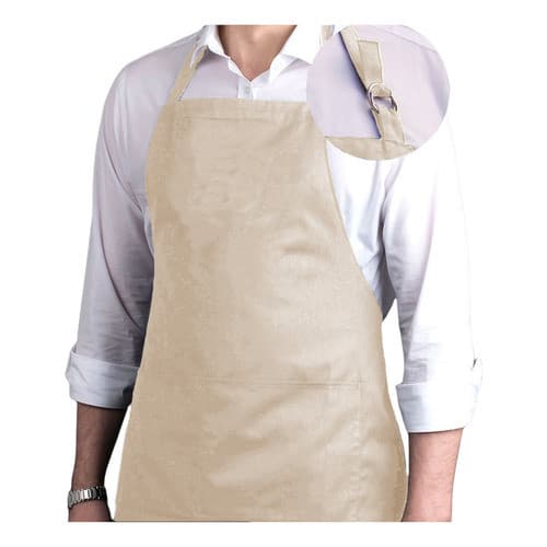 Kit 2 Avental Brim Cozinha Profissional Barbearia Cozinha  Bege