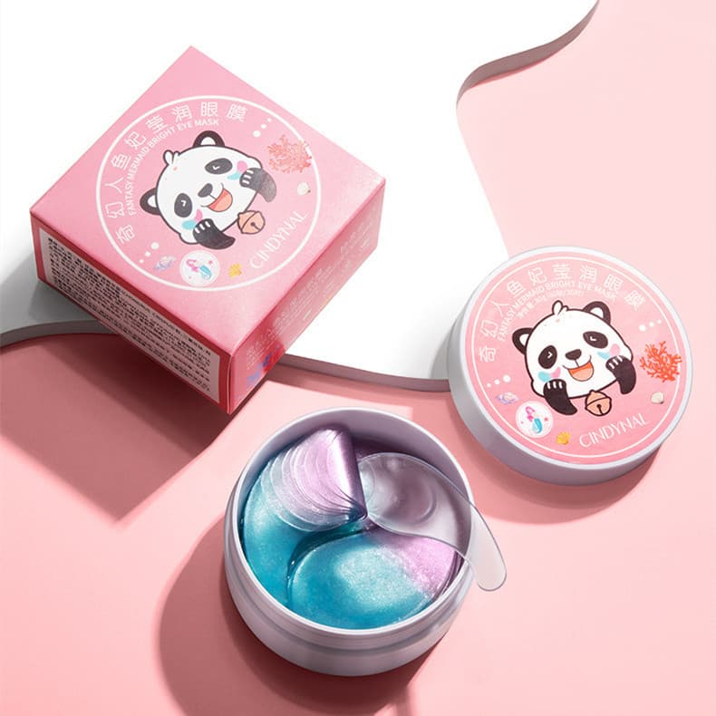 60 peças caixa Panda hidratante máscara de olho hidratante ouro Anti-rugas Gel hidratante endurecimento levantamento olh