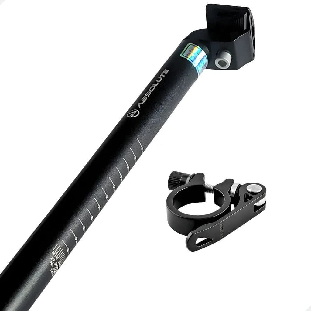Canote Bike 27.2 Absolute De Selim + Abraçadeira Blocagem Preto
