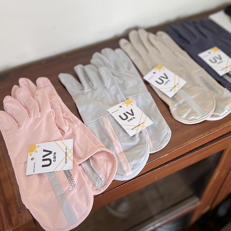 Japão japão novo estilo UVCUT ciclismo condução ao ar livre protetor solar luvas mangas verão feminino gelo seda respirá