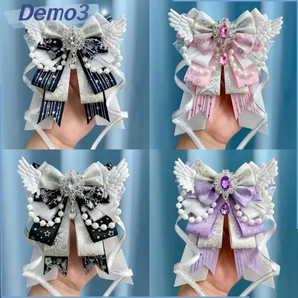 Itabag Bow Acessórios , Crystal Long Streamers Decoração , Nó Bowknot Anime Colecionável