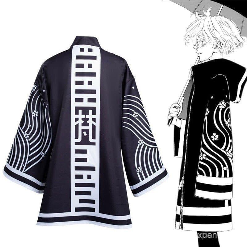Fantasia de Cosplay Tokyo Revengers, Kimono Casual com Capuz para Mulheres e Homens, Senju Kawaragi Brahman YX Costumes