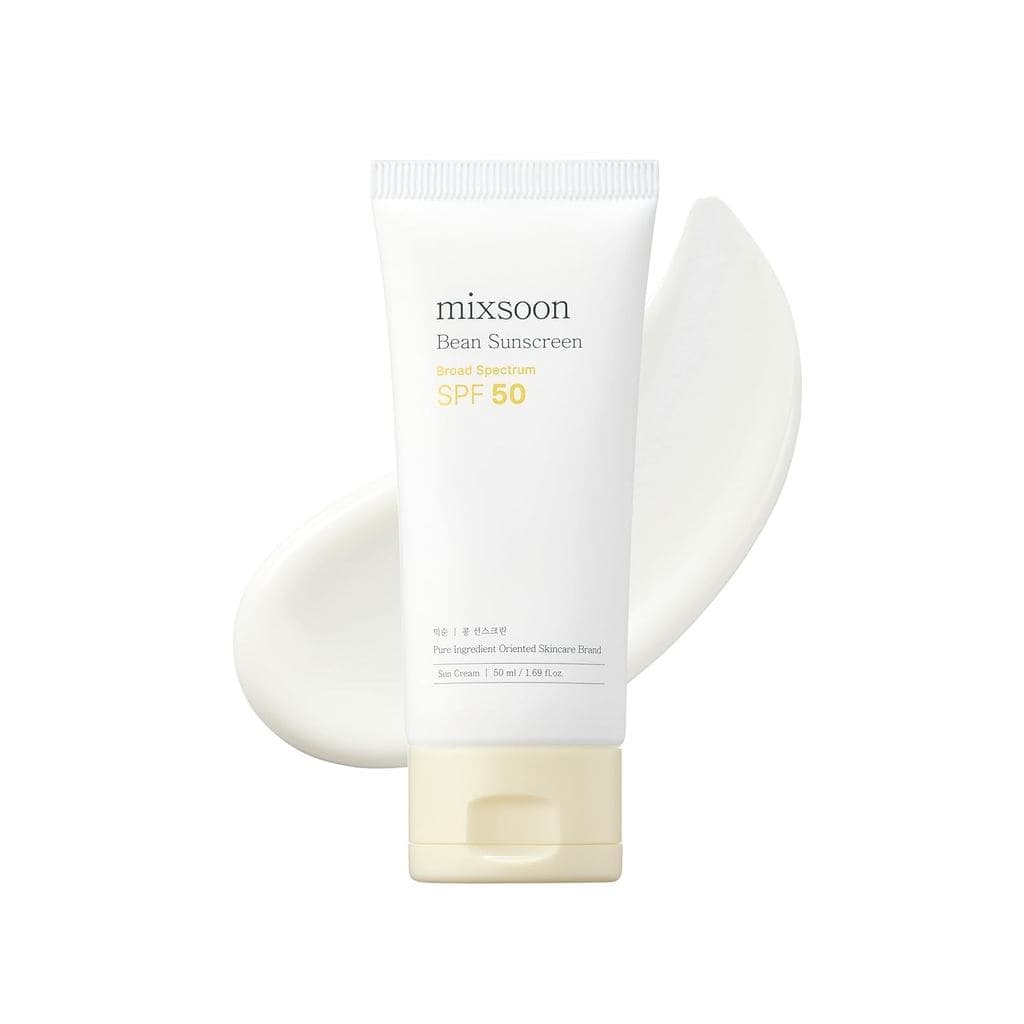 Protetor Solar mixsoon Bean - Textura Leve e Arejada, FPS 50, Sem Acúmulo, Protetor Solar Coreano para o Rosto, Sem Resí