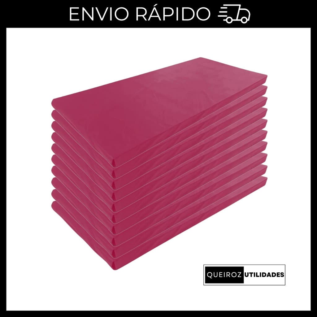 Desconto KIT 10 COLCHONETES ROSA ACADEMIA / YOGA / PILATES / ACADEMIA / ESPUMA