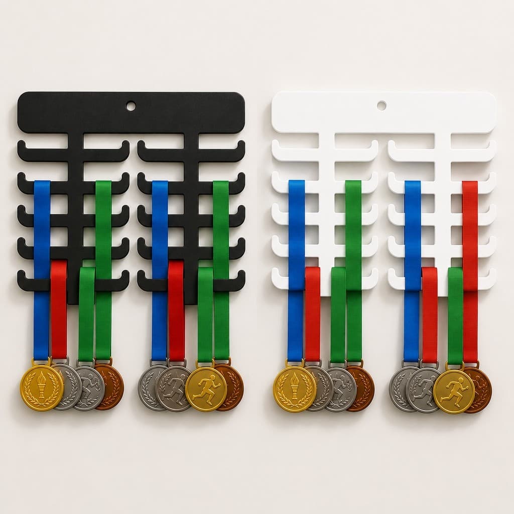 Porta Medalhas de Parede em Impressão 3D Decorativo para Atletas