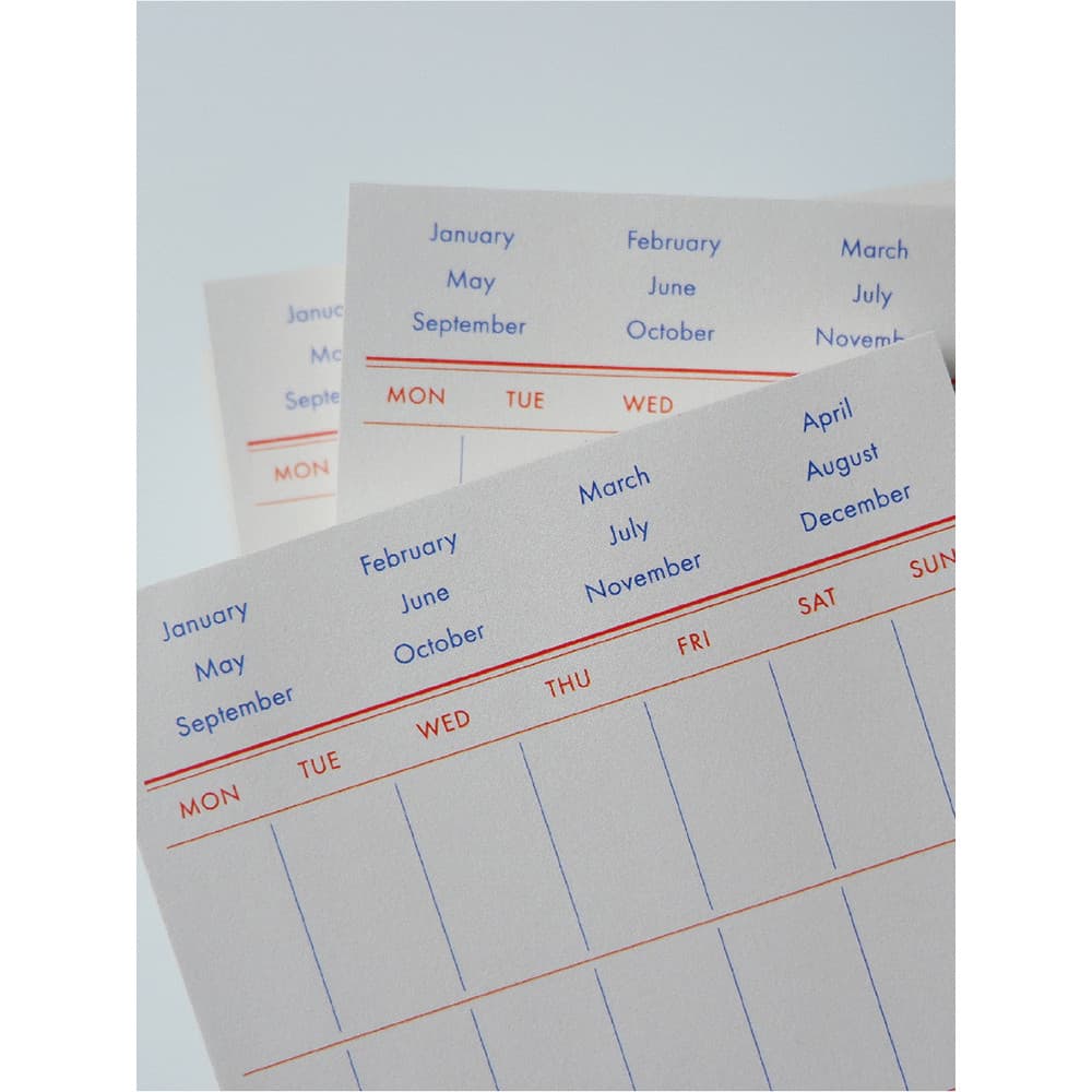 Coreia frutas Tearable agenda bloco de notas plano semanal mensal estudo escritório lista de tarefas bloco de notas