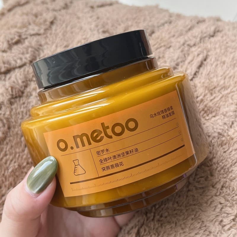 Cuidados com o cabelo!Ometoo Ebony Rose Óleo Essencial Máscara Mágica para Cabelo 500g Anti-quebra Cuidados com os Cabel