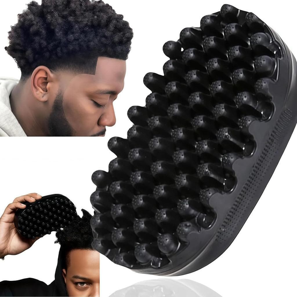 Escova de ondulação, esponja lavável para penteados afro, ferramenta de modelagem de borracha BUB, adequada para uso dom