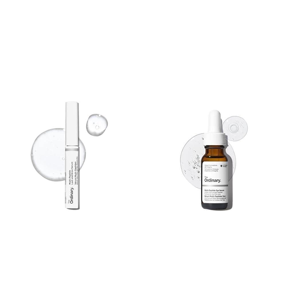 The Ordinary Coleção para Olhos, Cílios e Sobrancelhas - Conjunto de Cuidados com a Pele - Sérum Multi-Peptídeos para Cí