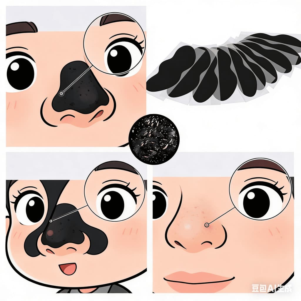 10/20/30/50Pcs Deep-Cleansing Nose Paste Bamboo Charcoal Blackhead Nasal Strip Tools