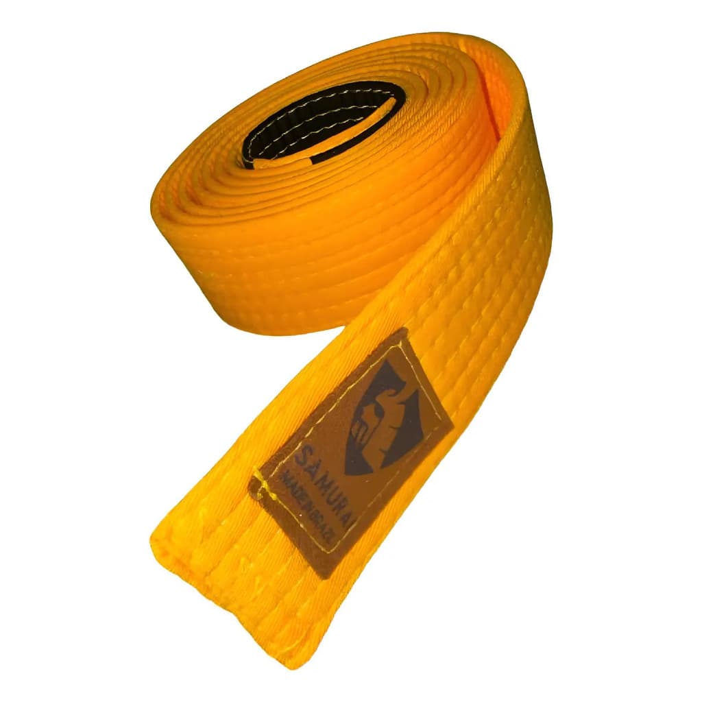 Faixa De Graduação Amarela Jiu Jitsu