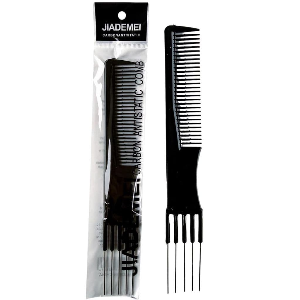 Pente Garfo Duplo com Dentes de Metal PEN1913M Afro Volume Cachos