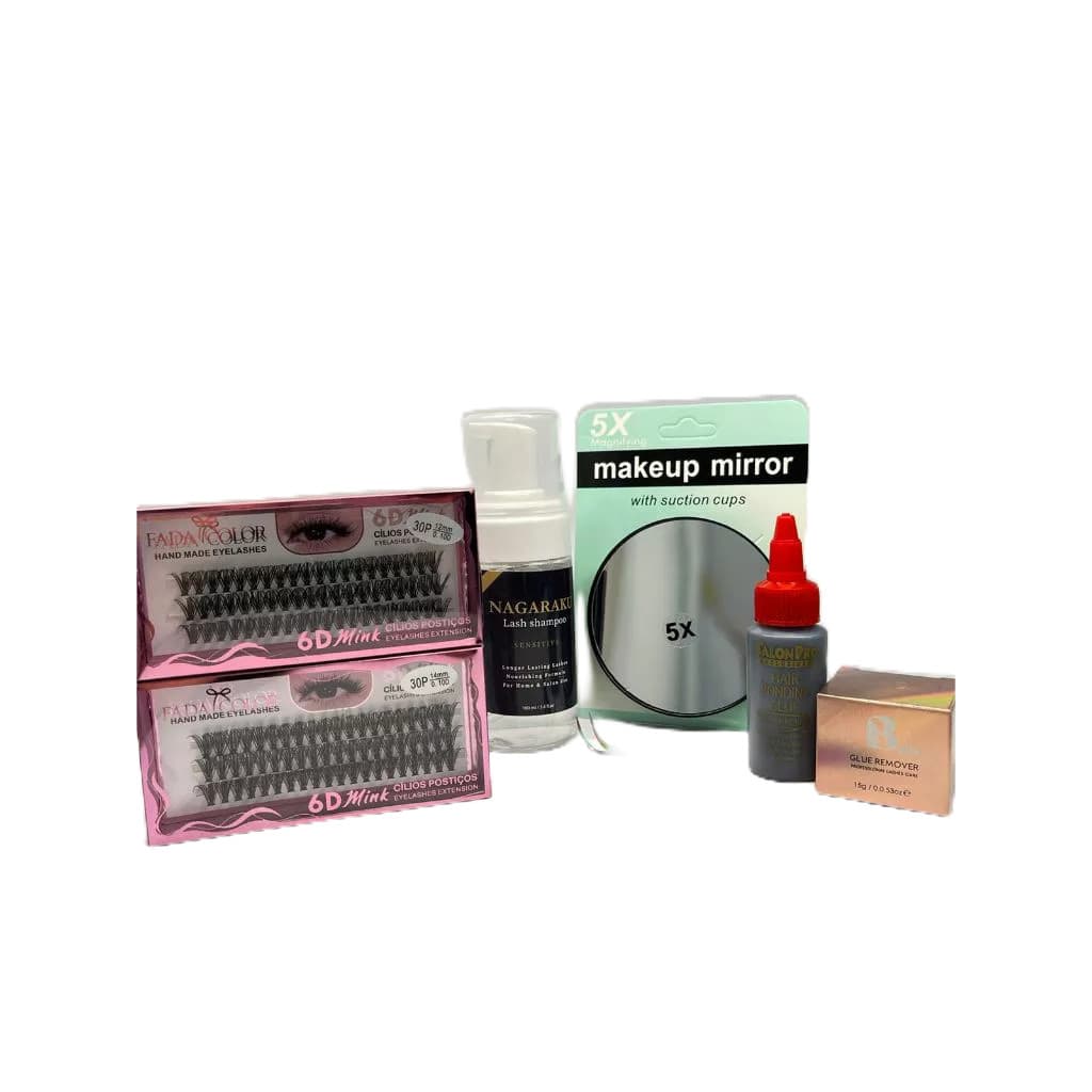 Kit extensão de cílios Lash Beauty nível 2
