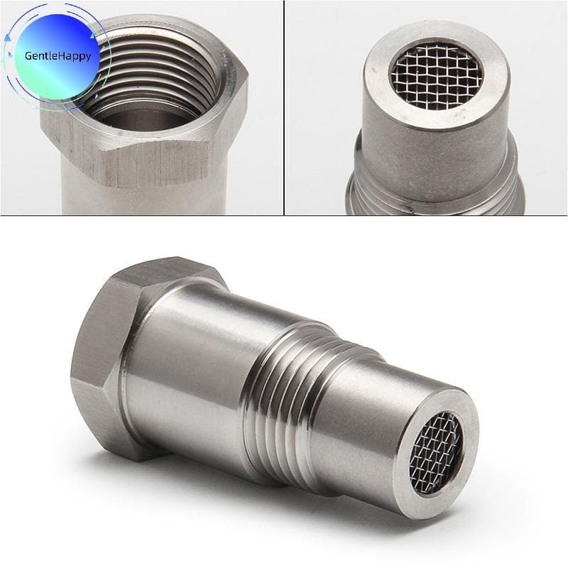 GentleHappy Oxigênio O2 Sensor Bung Spacer Adaptador 90 Graus Para Conversor Catalítico CEL Redução De Luz Do Motor br