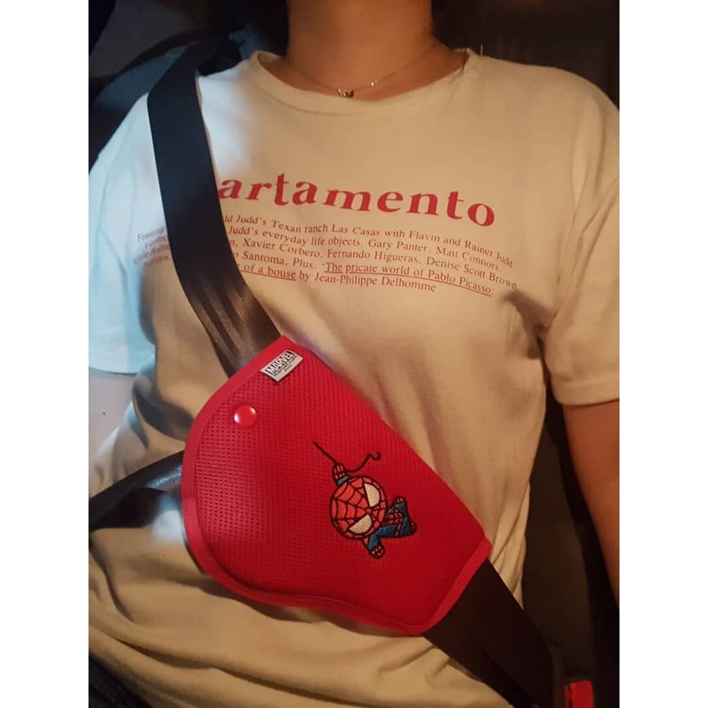 Coreano coreano dos desenhos animados cinto de segurança do carro capa de ombro capa protetora titular Anti-estrangulame