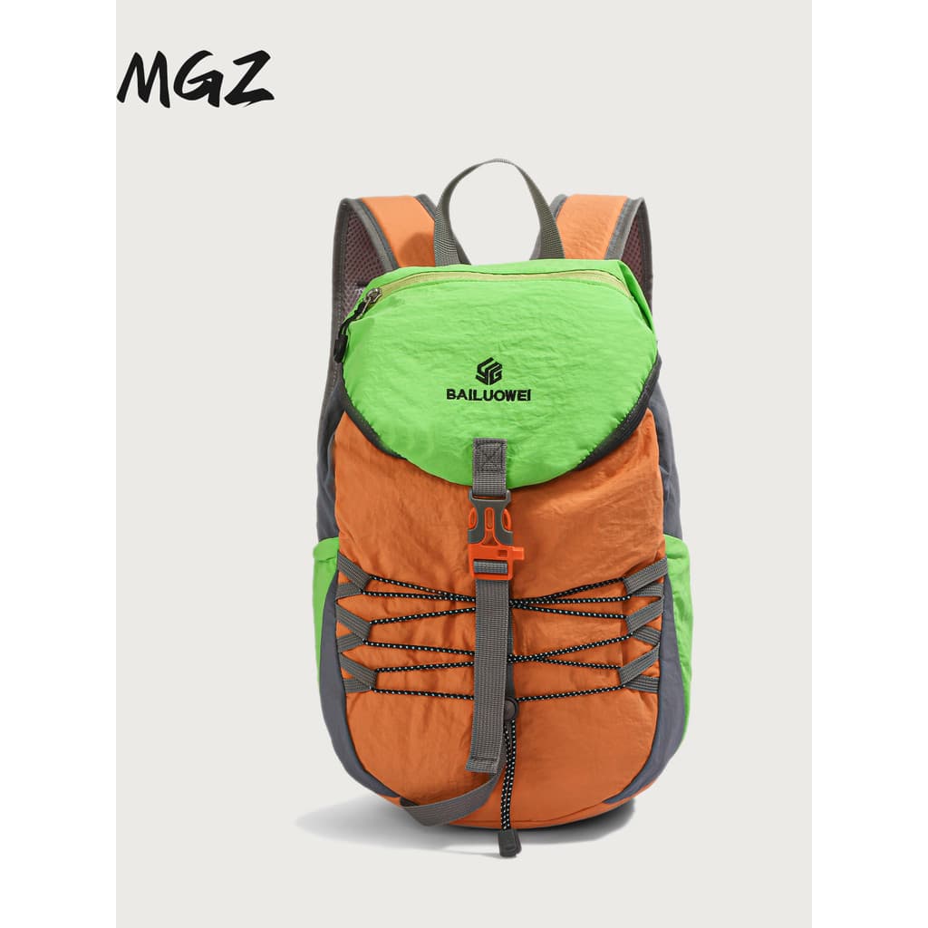 MGZ dopamina contraste cor grande capacidade das mulheres dos homens montanhismo mochila moda esportes ao ar livre leve