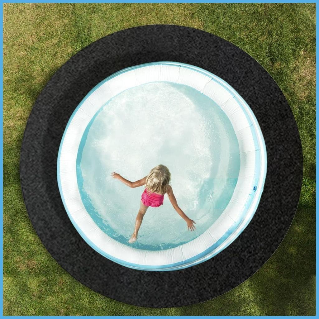 Almofada De Forro De Piscina , Feltro Protetora Sem Costura Espessada Sob O Acolchoamento Da Para Exterior Deck Lagoa hu
