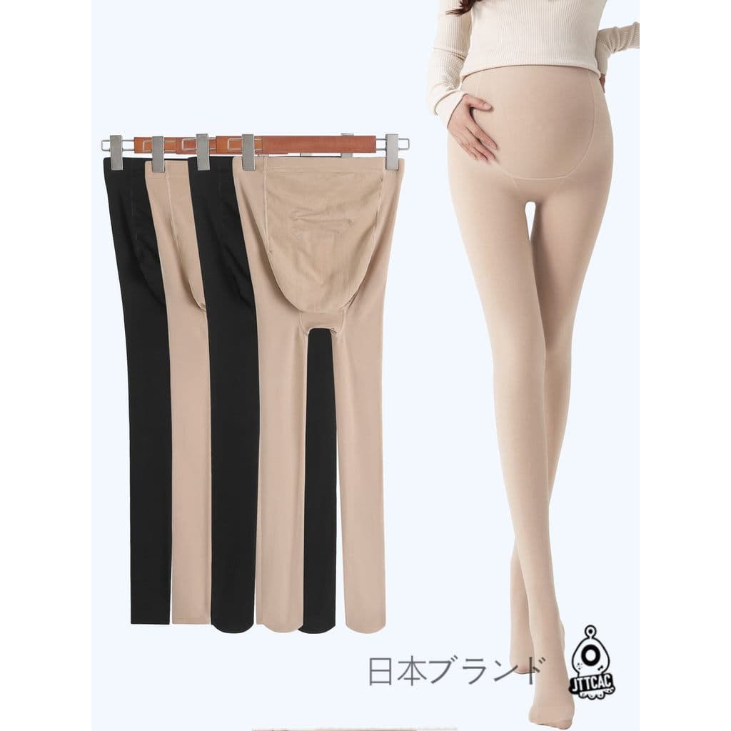 Japão japão JT forro de lã mulheres grávidas leggings outono leggings cor carne pernas nuas ferramenta útil meias meia-c
