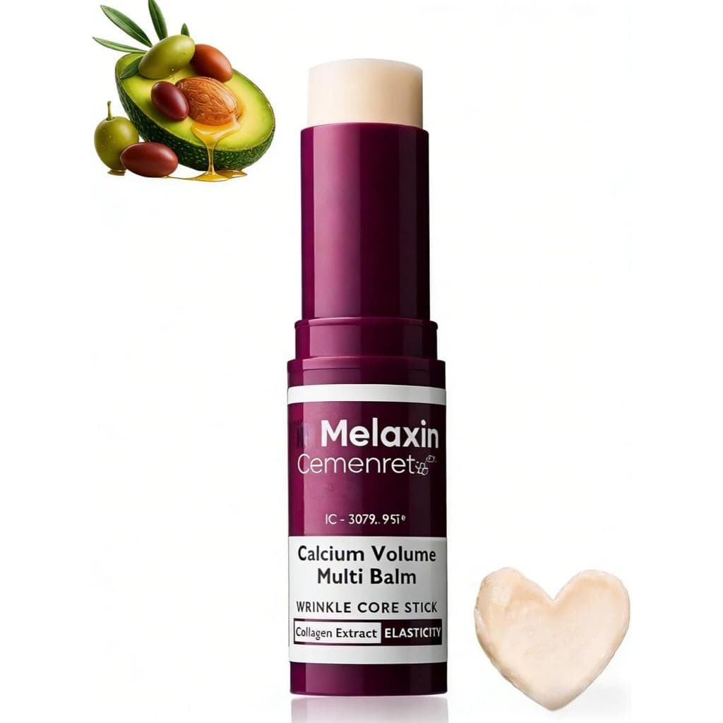 DrMelaxinn Bastão de Colágeno Anti-Envelhecimento com Cálcio – MultiBalm para Olhos, Rosto, Pescoço e Lábios, Hidratante