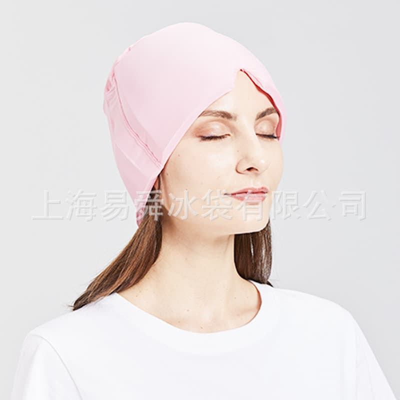 Uso diário venda quente multifuncional bloco de gelo chapelaria Gel chapéu pacote frio boné de gelo quente frio pacote d
