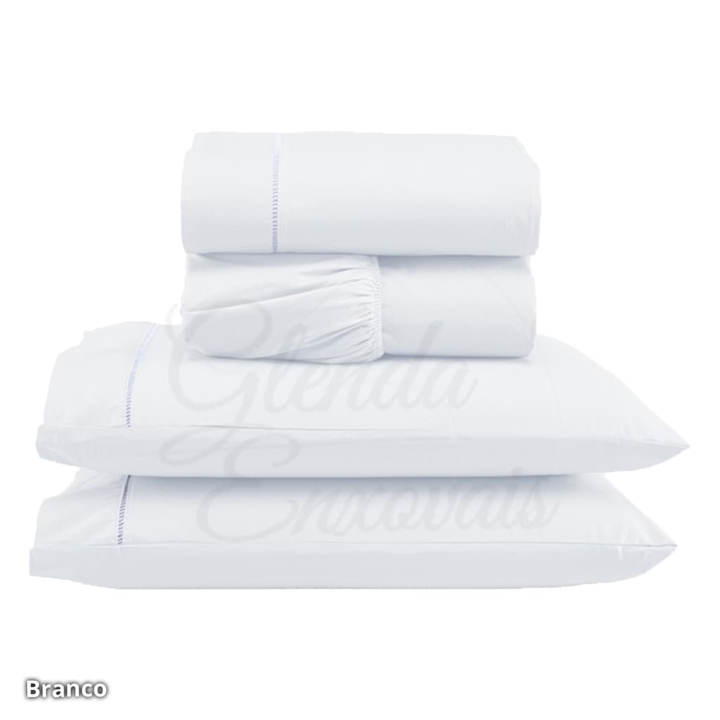 Combo 1 lençol de Cobrir + 1 Fronha Tamanho Solteiro king Percal Flex - 2PCS