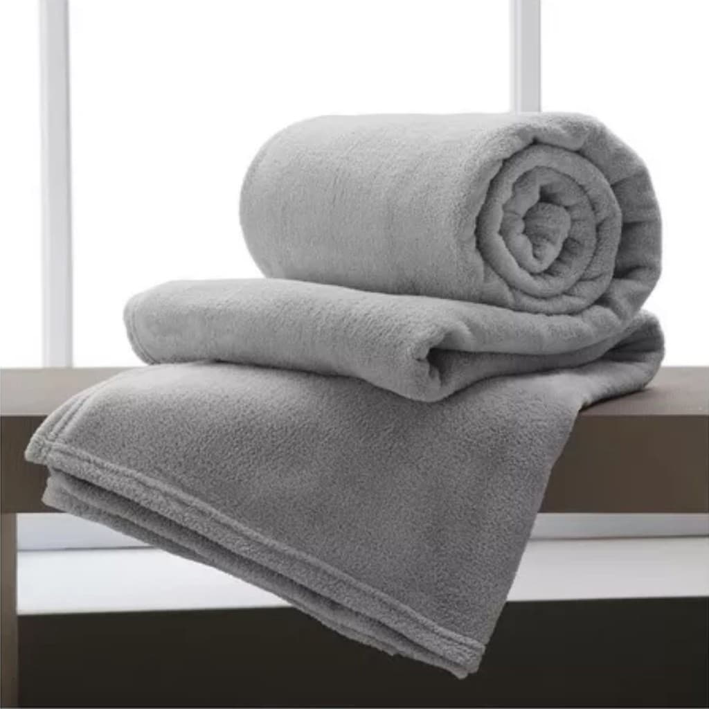 Cobertor Manta Microfibra Queen Flannel Macia