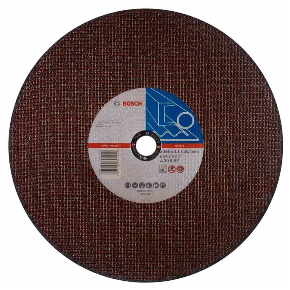 Disco de Corte 14 POL 2 Telas Furo de 1 Pol Bosch