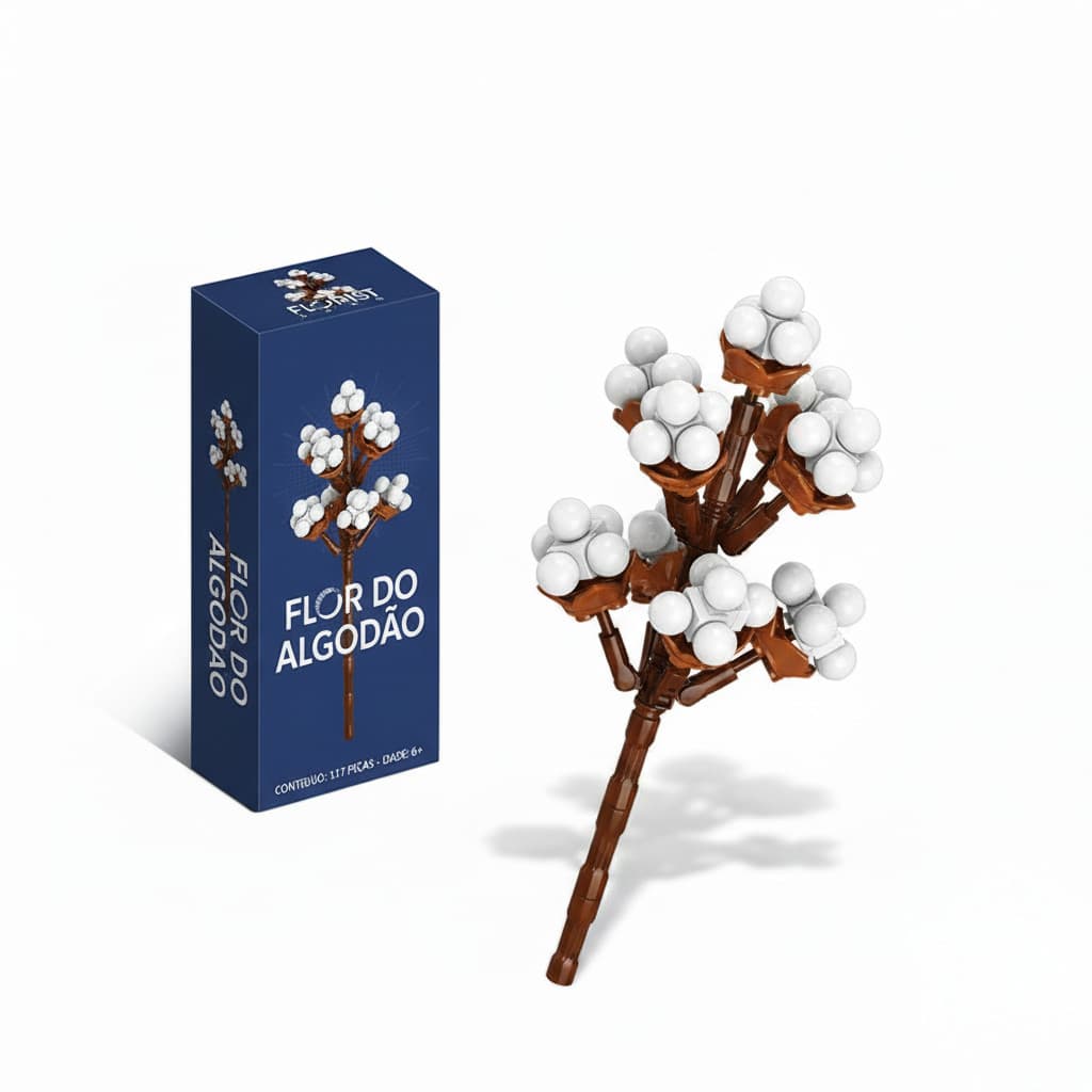 Flor De Blocos De Montar 8856 DIY Decoração Criativa Presente