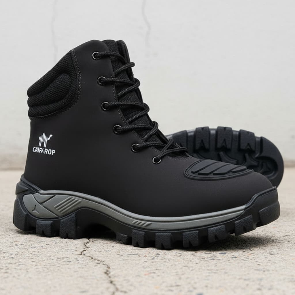 Coturno Masculino Adventure Militar Tratorado Resistente Confortável Antiderrapante Original