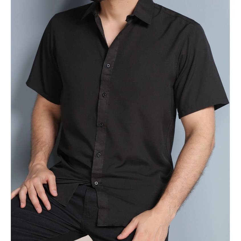 camisa masculina social lisa basica  havaiana verão (UNISSEX)