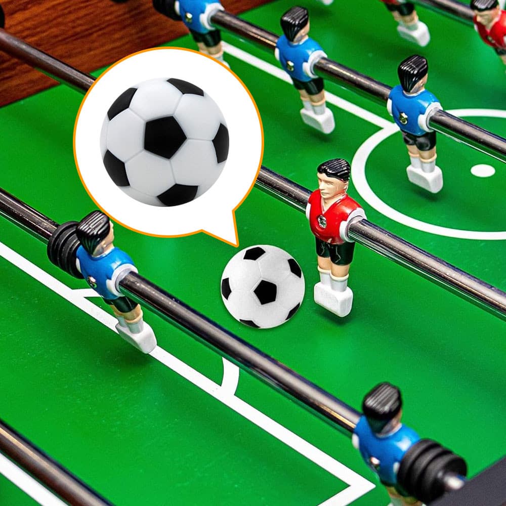 2 Pçs Resina Pebolim Bola De Mesa De Futebol Jogos Internos 28mm 32mm Peças De