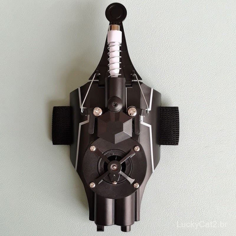 Lançador do Homem-Aranha Hub elétrico automático Seda de aranha genuíno tecnologia preto corda de brinquedo pulso B