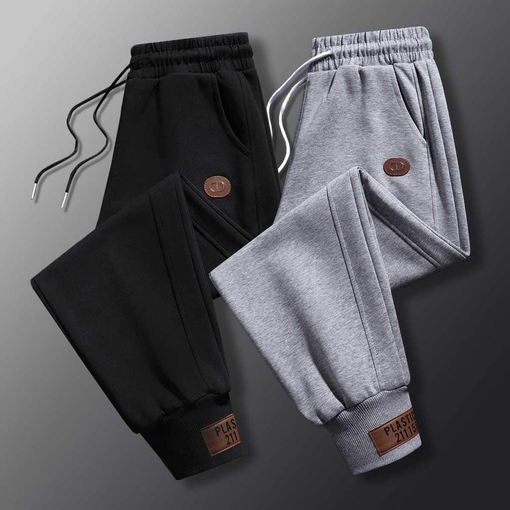 Calça de moletom masculina primavera outono preto calças soltas calças casuais verão novo estilo calças de moletom mascu