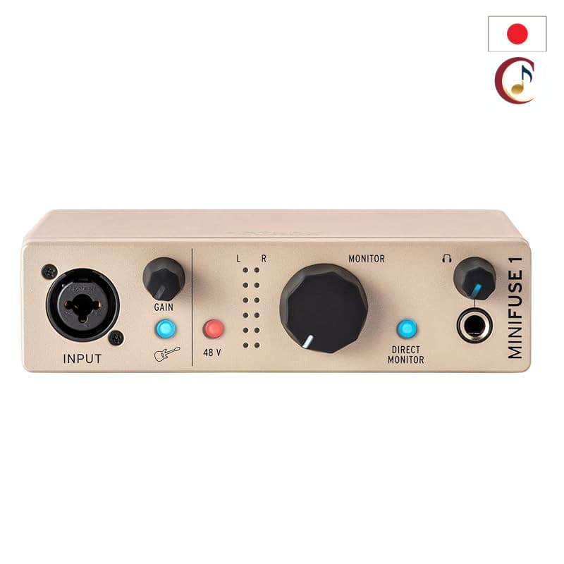 Arturia MiniFuse Series Portable USB Audio Interface with Music Production Software (Models 1/2/4; Black/White/Champagne