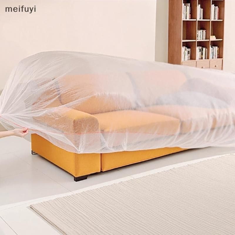 [MF] 1 Peça Capa Protetora Contra Poeira Para Móveis De Plástico À Prova D'água Carro Cama Empoeirada Sofá De Pintura De