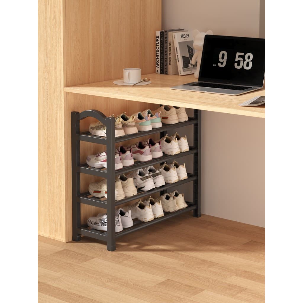 Dormitório sapato Rack sob a porta da mesa Multi-camada doméstico pequeno 2025 novo estilo de venda quente simples sapat