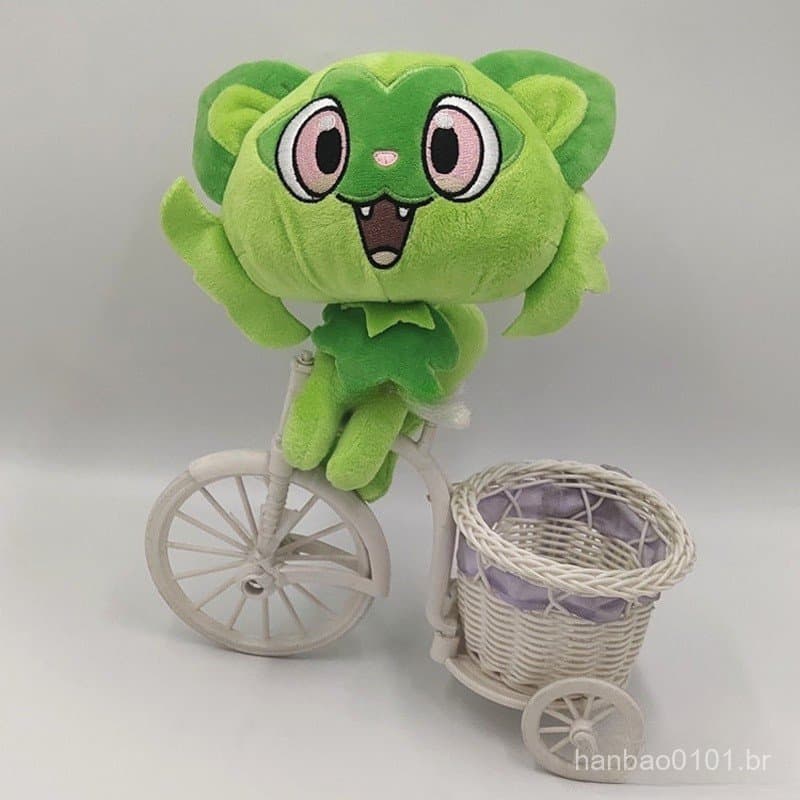 20cm Japão Anime Pokemon Scarlet E Violeta Sprigatito Quaxly Fuecoco Brinquedos De Pelúcia Boneco Macio Recheado Para Cr