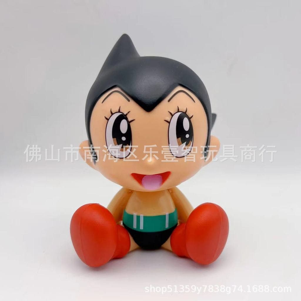 Figura Astro Boy do novo modelo Q-version, Ulan Unicorn Unico, brinquedo Little White Lion Kingba.