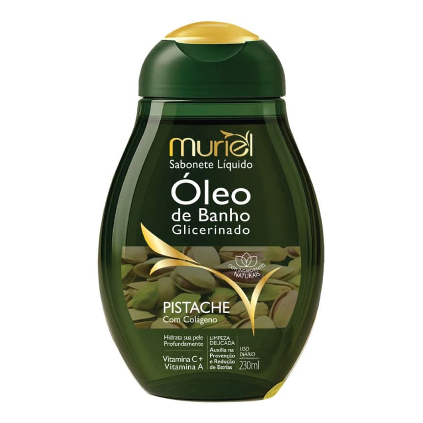 Sabonete Líquido Óleo Pistache Colágeno 230 ml Muriel
