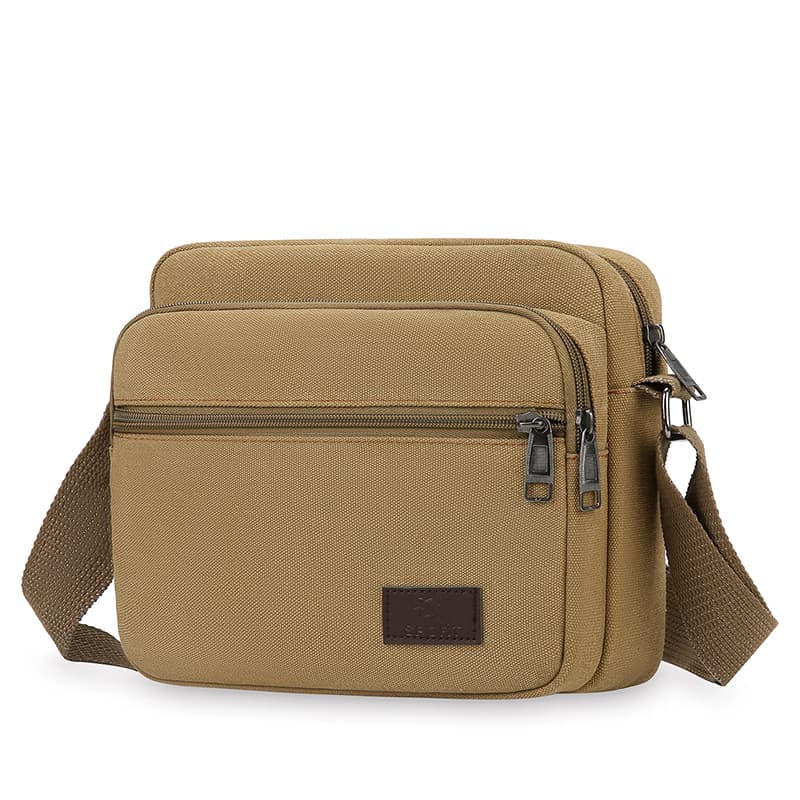 Bolsa de ombro de lona grossa maleta de negócios masculina grande capacidade Casual Horizontal bolsa mensageiro bolsa de
