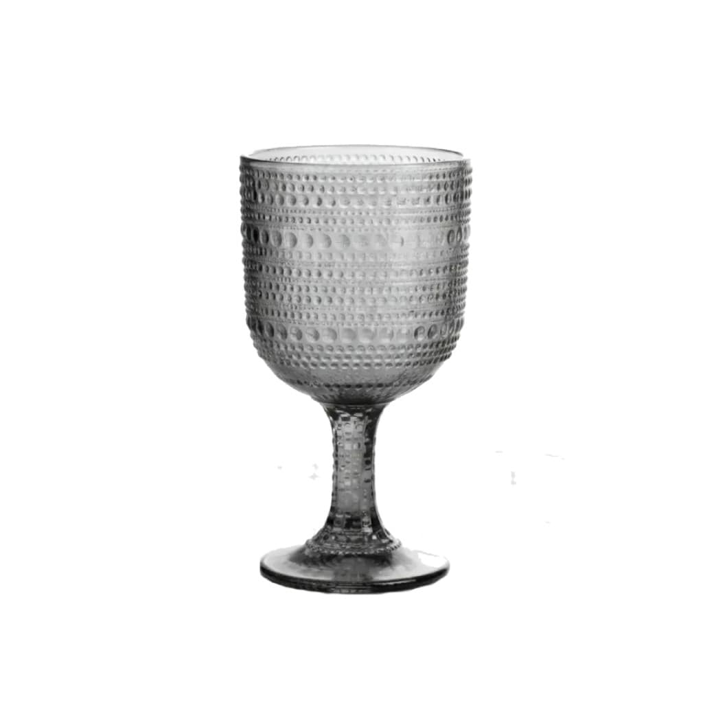 Jogo 2 Com Taças De Vidro Pallas Fumê Bardot 350ml